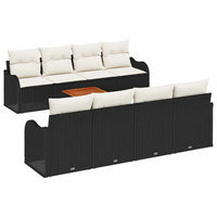 Tuin Sofa Set 9 Pcs Poly Riet