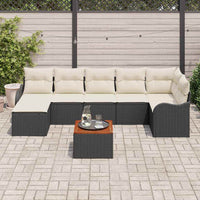 Tuin Sofa Set 8 Pcs Poly Riet