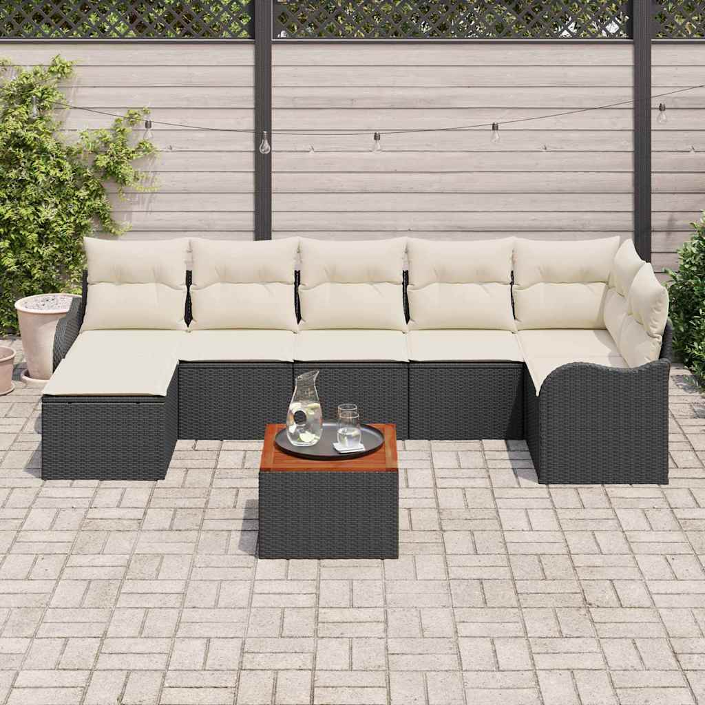 Tuin Sofa Set 8 Pcs Poly Riet