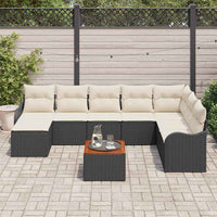 Tuin Sofa Set 9 Pcs Poly Riet