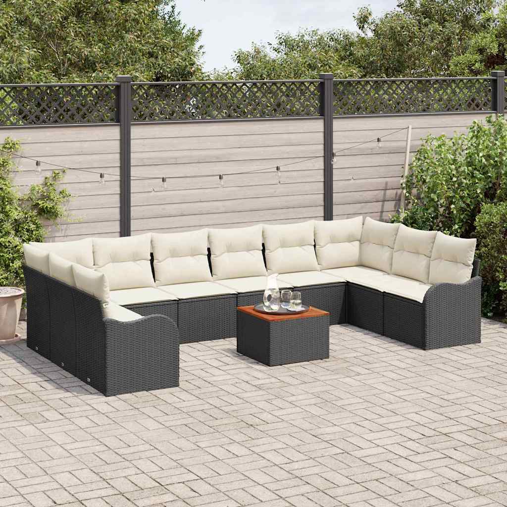 Tuin Sofa Set 11 Pcs Poly Riet