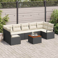 Tuin Sofa Set Met Kussen 8 Pcs Poly Riet