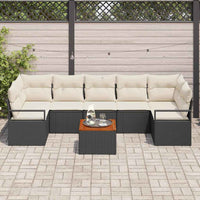 Tuin Sofa Set Met Kussen 8 Pcs Poly Riet