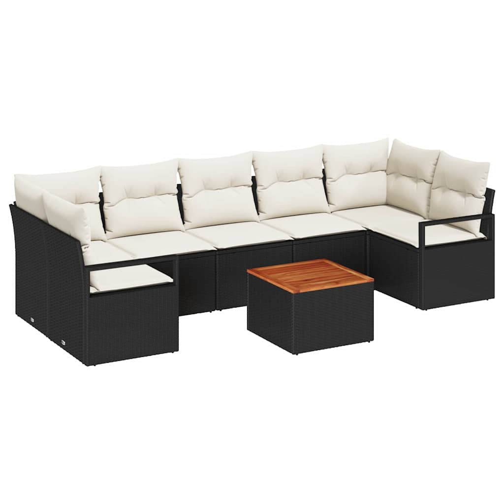 Tuin Sofa Set Met Kussen 8 Pcs Poly Riet