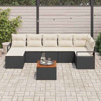 Tuin Sofa Set Met Kussen 8 Pcs Poly Riet