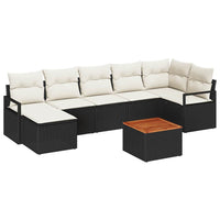Tuin Sofa Set Met Kussen 8 Pcs Poly Riet