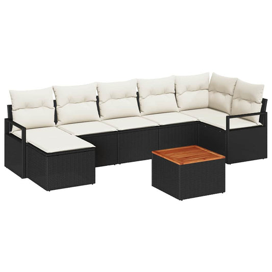 Tuin Sofa Set Met Kussen 8 Pcs Poly Riet