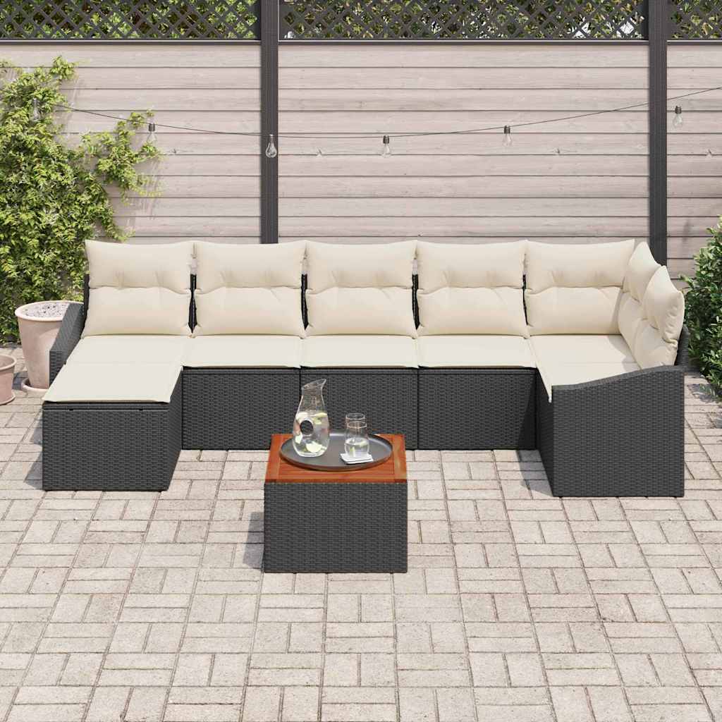 Tuin Sofa Set Met Kussen 8 Pcs Poly Riet