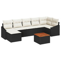 Tuin Sofa Set Met Kussen 8 Pcs Poly Riet