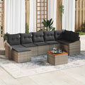 Tuin Sofa Set Met Kussen 8 Pcs Poly Riet