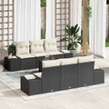 Tuin Sofa Set Met Kussen 7 Pcs Poly Riet