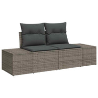 Tuin Sofa Set Met Kussen 11 Pcs Poly Riet