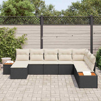Tuin Sofa Set Met Kussen 8 Pcs Poly Riet