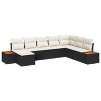 Tuin Sofa Set Met Kussen 8 Pcs Poly Riet