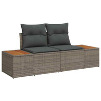 Tuin Sofa Set Met Kussen 10 Pcs Poly Riet