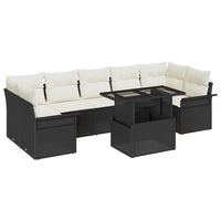 Tuin Sofa Set Met Kussen 8 Pcs Poly Riet