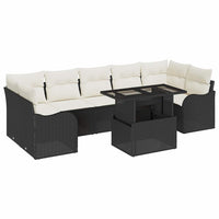 Tuin Sofa Set Met Kussen 8 Pcs Poly Riet