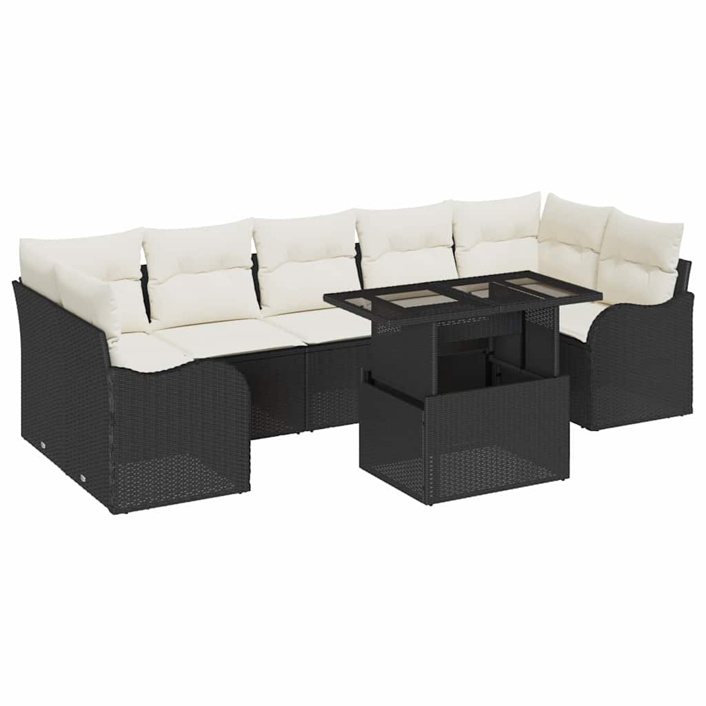 Tuin Sofa Set Met Kussen 8 Pcs Poly Riet