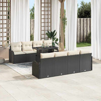 Tuin Sofa Set Met Kussen 7 Pcs Poly Riet