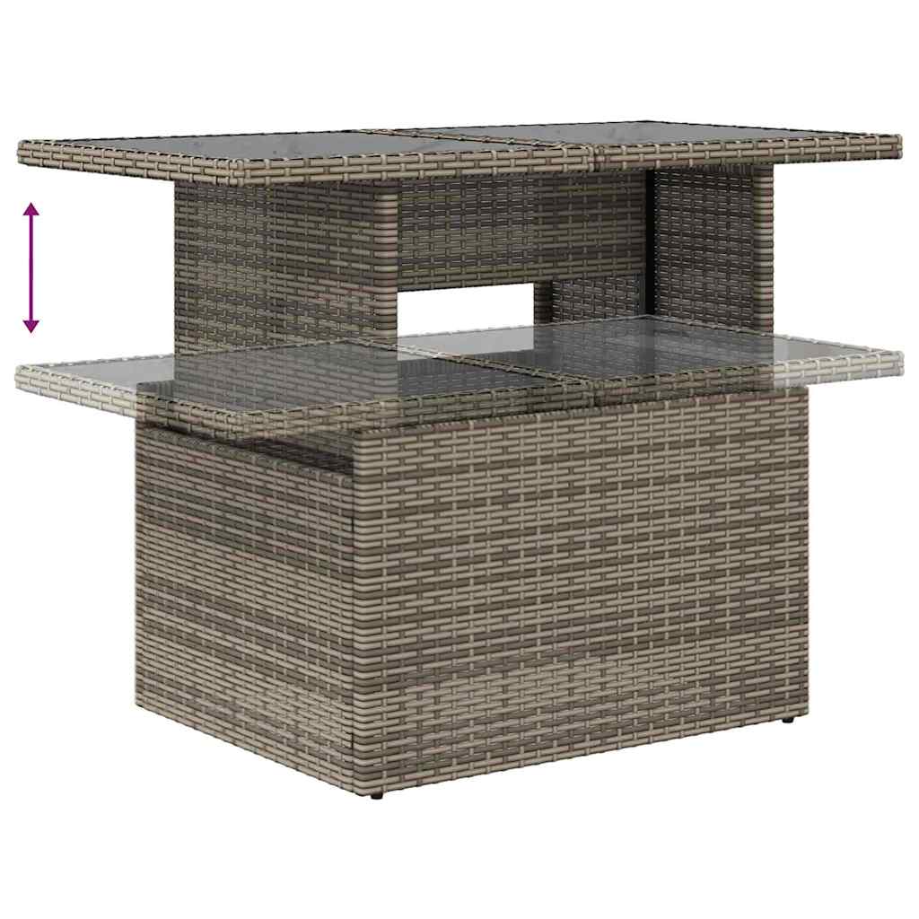 Tuin Sofa Set Met Kussen 6 Pcs Poly Riet