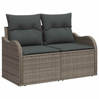 Tuin Sofa Set Met Kussen 6 Pcs Poly Riet