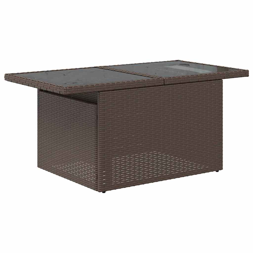 Tuin Sofa Set Met Kussen 9 Pcs Poly Riet