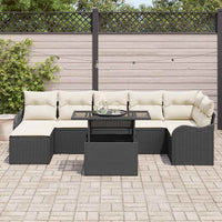 Tuin Sofa Set Met Kussen 8 Pcs Poly Riet