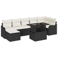Tuin Sofa Set Met Kussen 8 Pcs Poly Riet