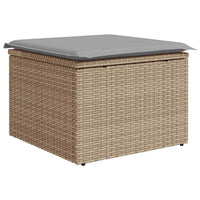 Tuin Sofa Set Met Kussen 9 Pcs Poly Riet