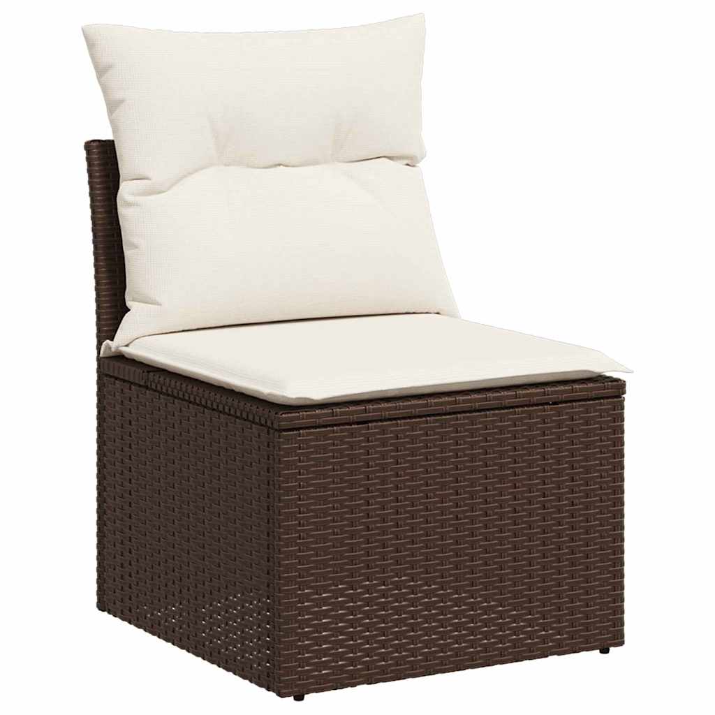 Tuin Sofa Set Met Kussen 11 Pcs Poly Riet