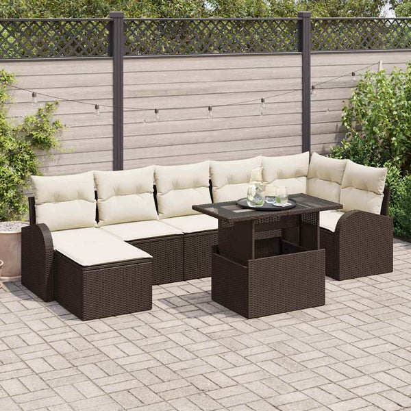 Tuin Sofa Set Met Kussen 8 Pcs