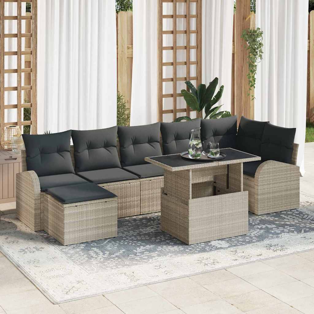 Tuin Sofa Set Met Kussen 8 Pcs