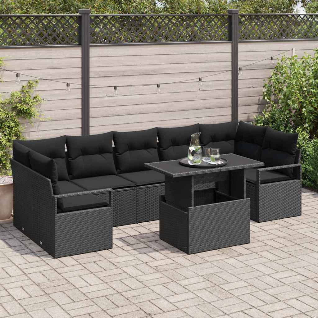 Tuin Sofa Set Met Kussen 8 Pcs 100 X 55 X 73 Cm