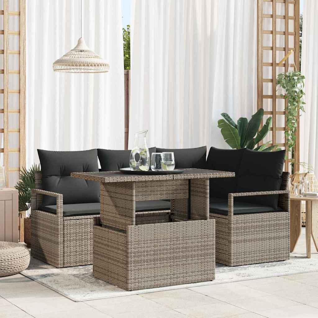 Tuin Sofa Set Met Kussen 5 Pcs 100 X 55 X 73 Cm