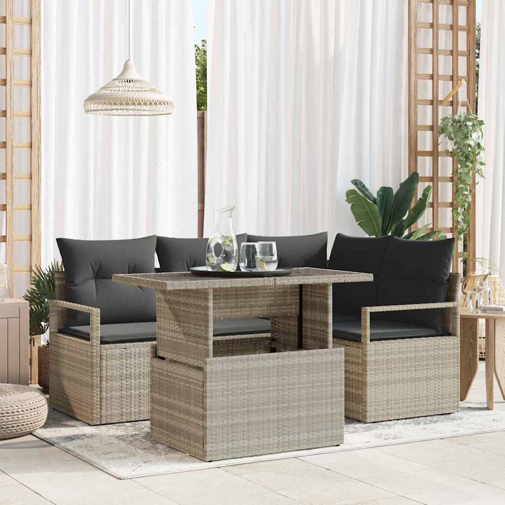 Tuin Sofa Set Met Kussen 5 Pcs 100 X 55 X 73 Cm