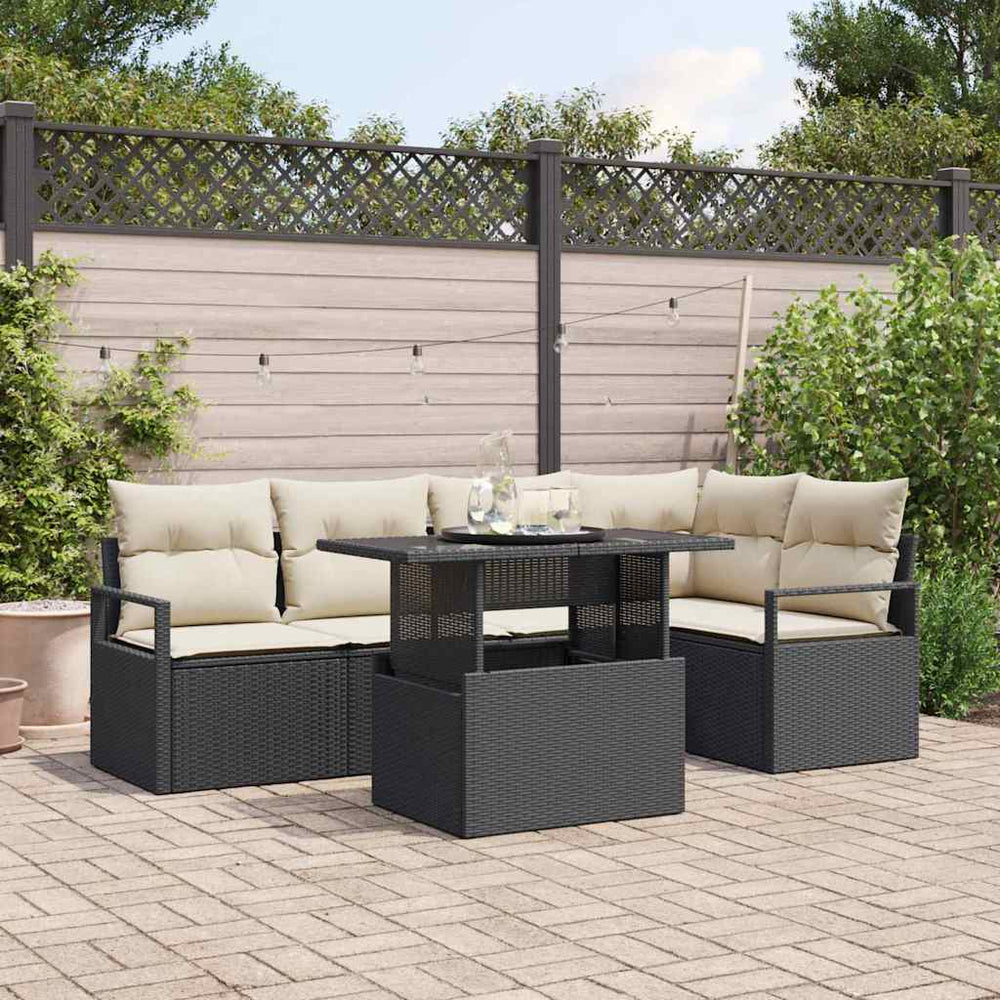 Tuin Sofa Set Met Kussen 6 Pcs 100 X 55 X 73 Cm