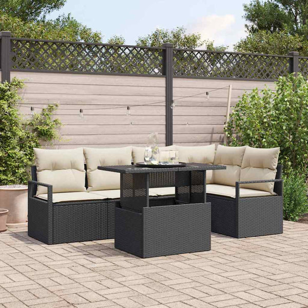 Tuin Sofa Set Met Kussen 6 Pcs 100 X 55 X 73 Cm