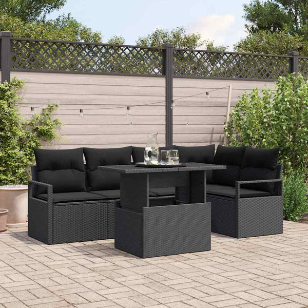 Tuin Sofa Set Met Kussen 6 Pcs 100 X 55 X 73 Cm