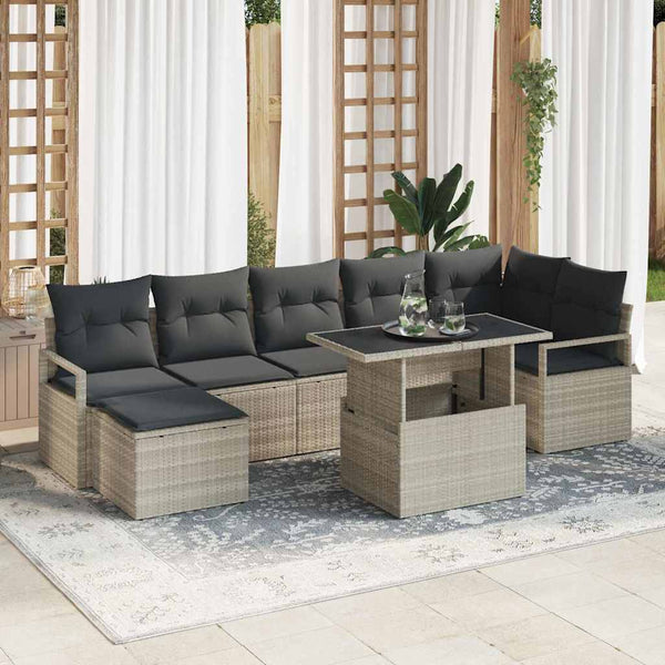 Tuin Sofa Set Met Kussen 8 Pcs