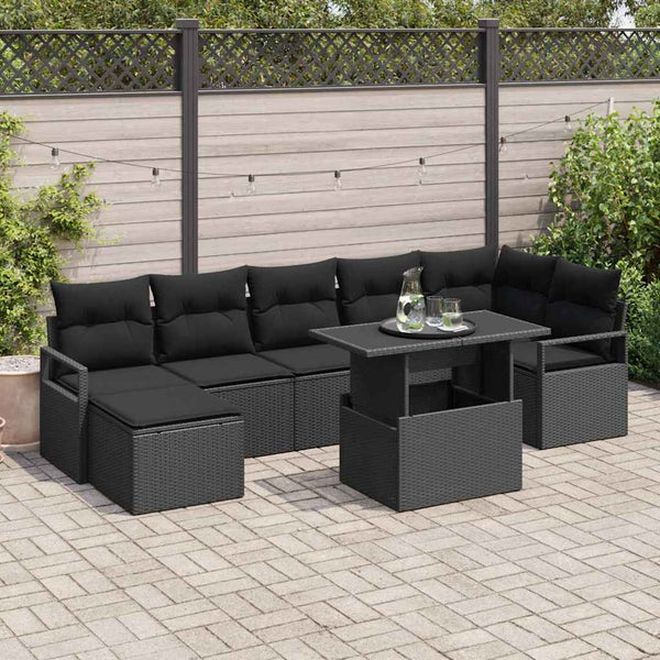 Tuin Sofa Set Met Kussen 8 Pcs