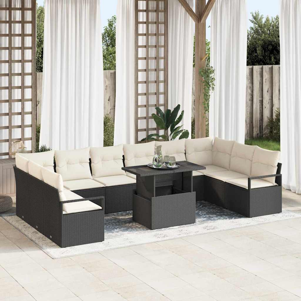 Tuin Sofa Set Met Kussen 11 Pcs 100 X 55 X 73 Cm