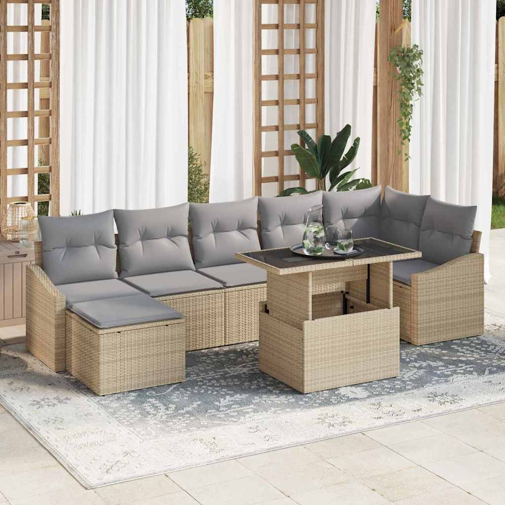 Tuin Sofa Set Met Kussen 8 Pcs