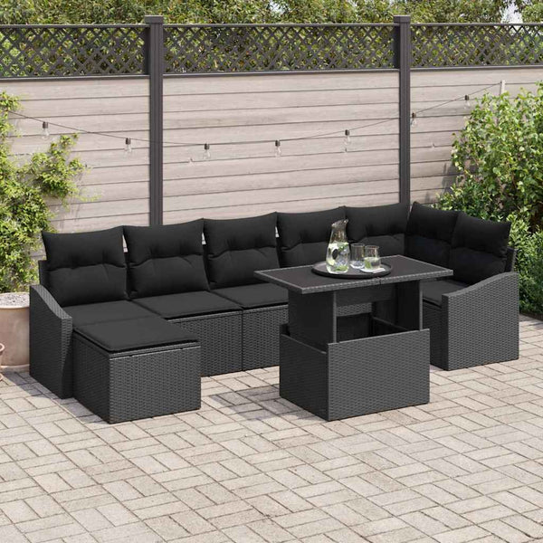 Tuin Sofa Set Met Kussen 8 Pcs