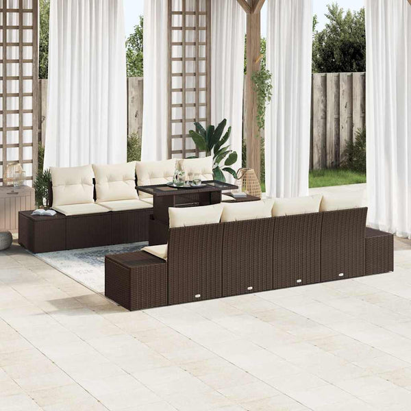 Tuin Sofa Set Met Kussen 7 Pcs 100 X 55 X 73 Cm