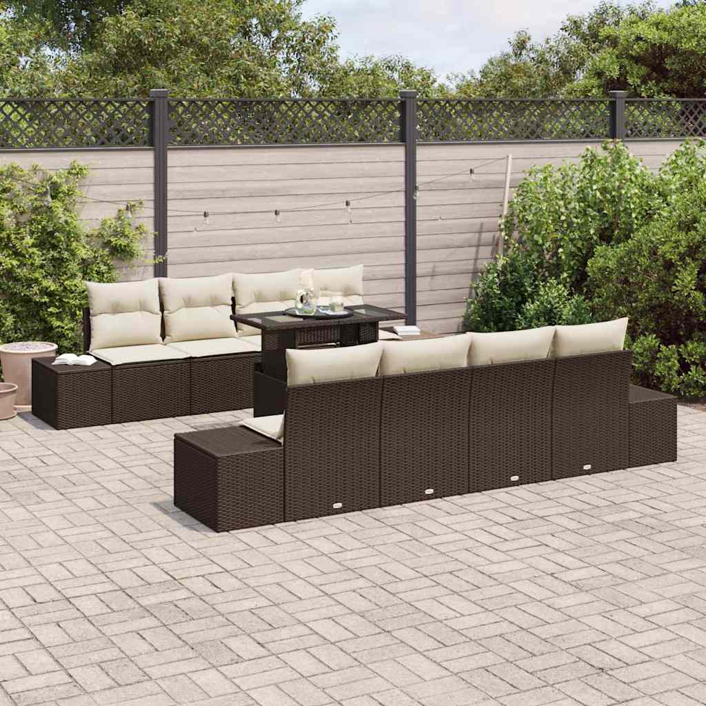 Tuin Sofa Set Met Kussen 7 Pcs 100 X 55 X 73 Cm
