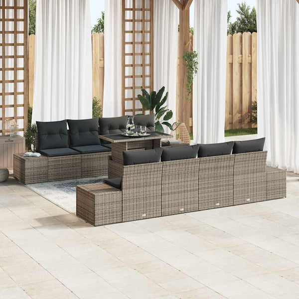 Tuin Sofa Set Met Kussen 7 Pcs 100 X 55 X 73 Cm