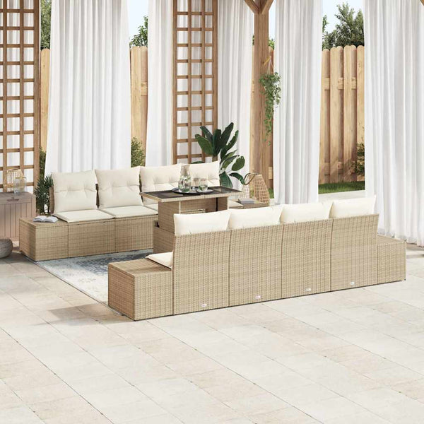 Tuin Sofa Set Met Kussen 7 Pcs 100 X 55 X 73 Cm