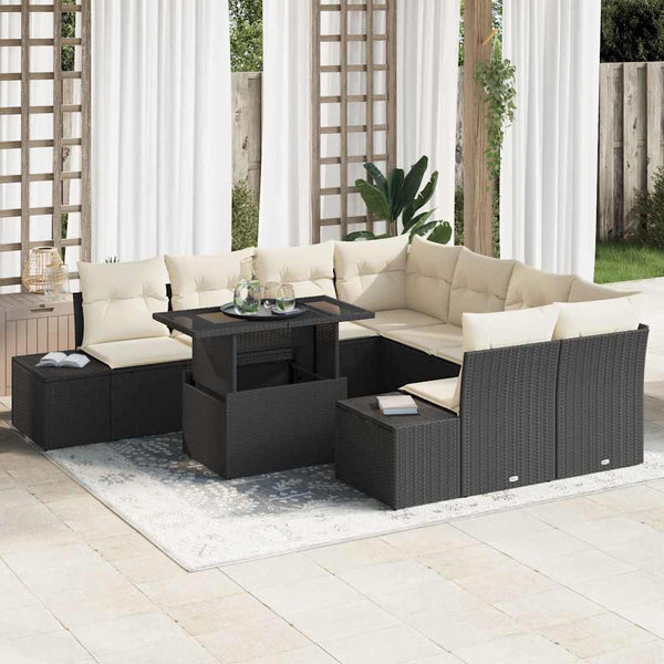 Tuin Sofa Set 9 Pcs En Licht 100 X 55 X 73 Cm