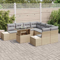 Tuin Sofa Set 9 Pcs En Licht 100 X 55 X 73 Cm