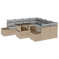 Tuin Sofa Set 9 Pcs En Licht 100 X 55 X 73 Cm